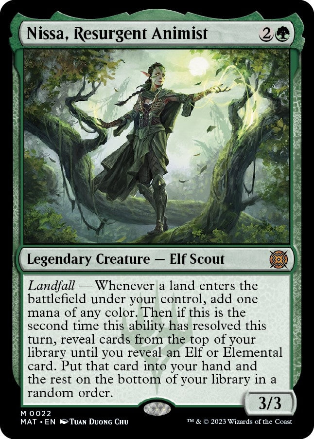 Image for Nissa, Resurgent Animist (22) - Magic: The Gathering