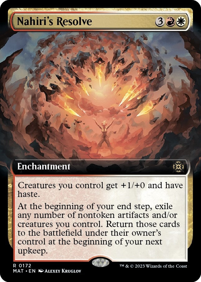 Image for Nahiri's Resolve (Extended Art) (172) - Magic: The Gathering