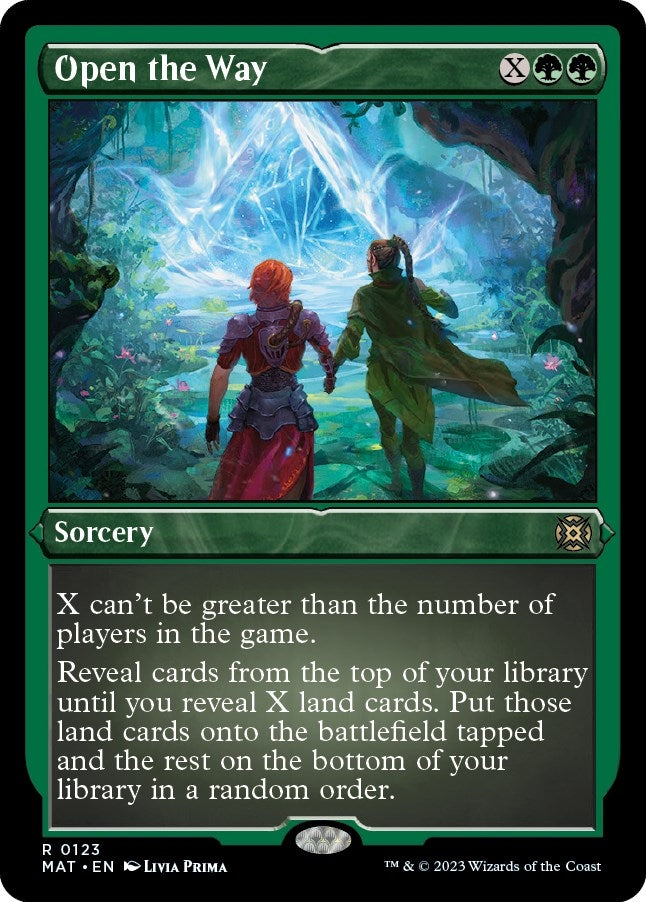 Image for Open the Way (Foil Etched) (123) - Magic: The Gathering