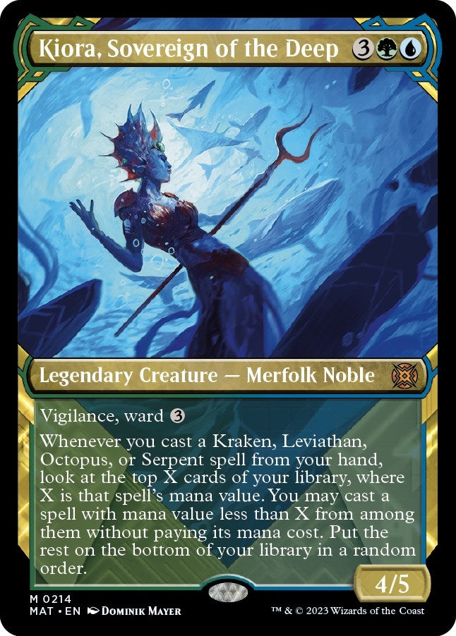 Image for Kiora, Sovereign of the Deep (Halo Foil) (214) - Magic: The Gathering