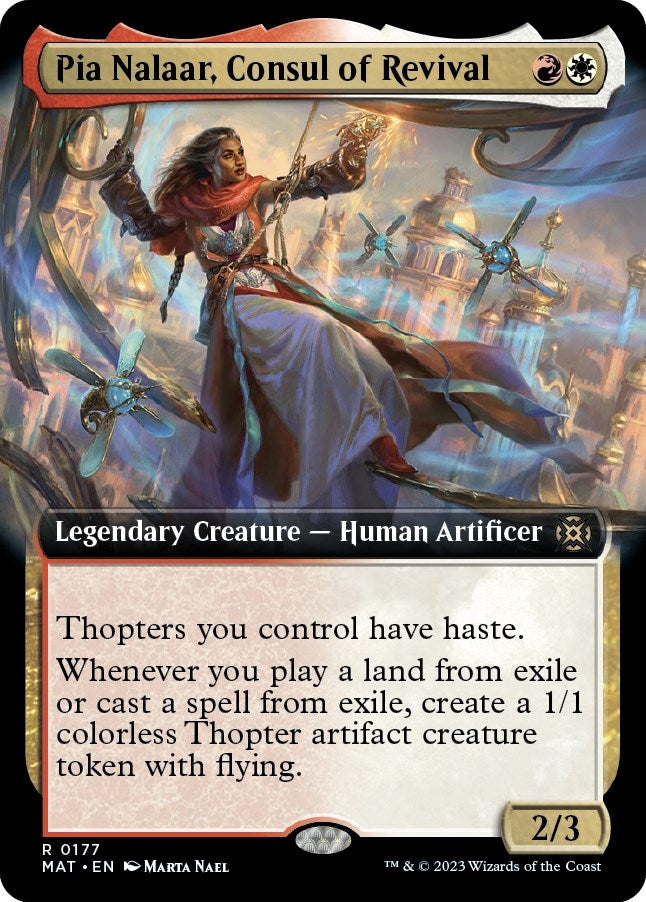 Image for Pia Nalaar, Consul of Revival (Extended Art) (177) - Magic: The Gathering