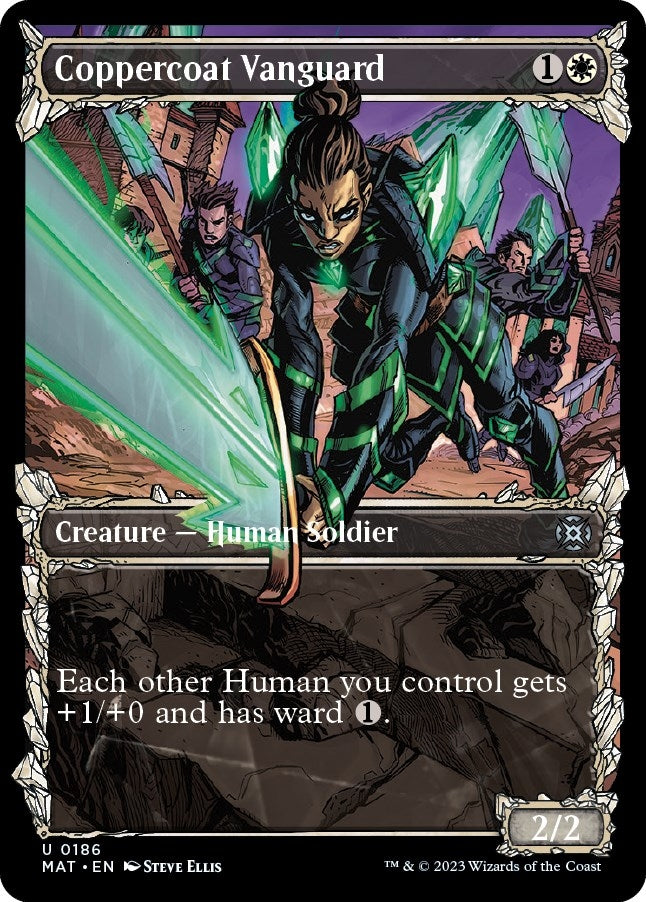 Image for Coppercoat Vanguard (Halo Foil) (186) - Magic: The Gathering