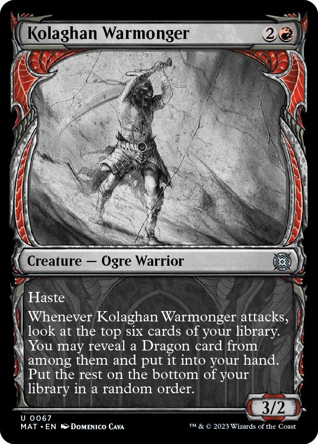 Image for Kolaghan Warmonger (Showcase) (67) - Magic: The Gathering
