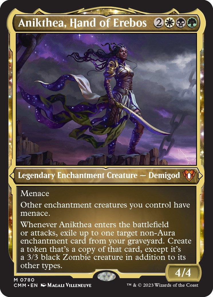 Image for Anikthea, Hand of Erebos (Display Commander) (Foil Etched) - Thick Stock (780) - Magic: The Gathering