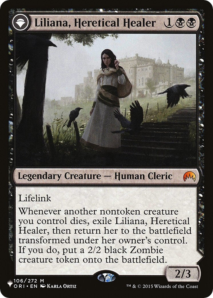 Image for Liliana, Heretical Healer (106) - Magic: The Gathering