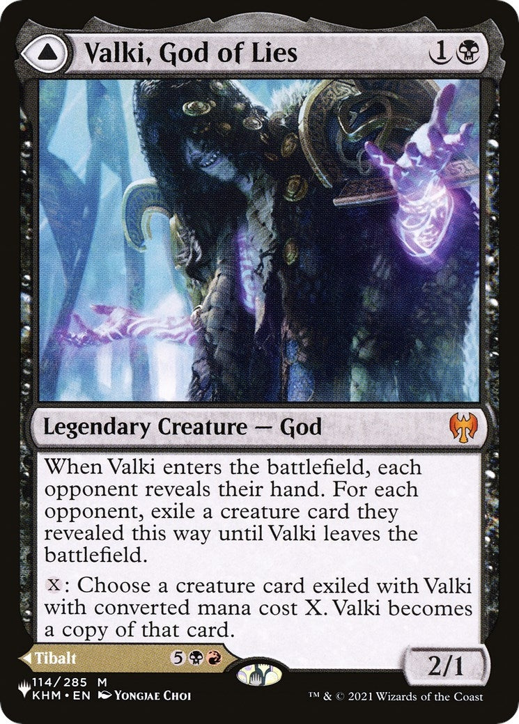 Image for Valki, God of Lies (114) - Magic: The Gathering