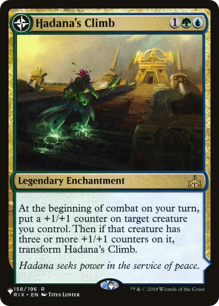 Image for Hadana's Climb (158) (LIST) - Magic: The Gathering