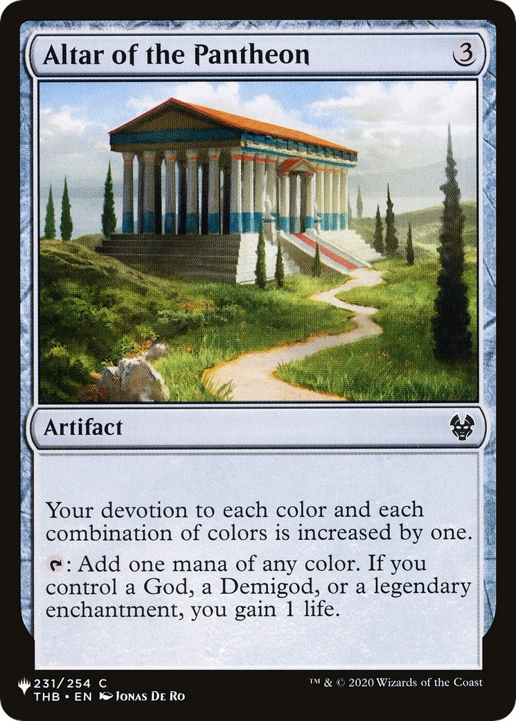 Image for Altar of the Pantheon (231) (LIST) - Magic: The Gathering