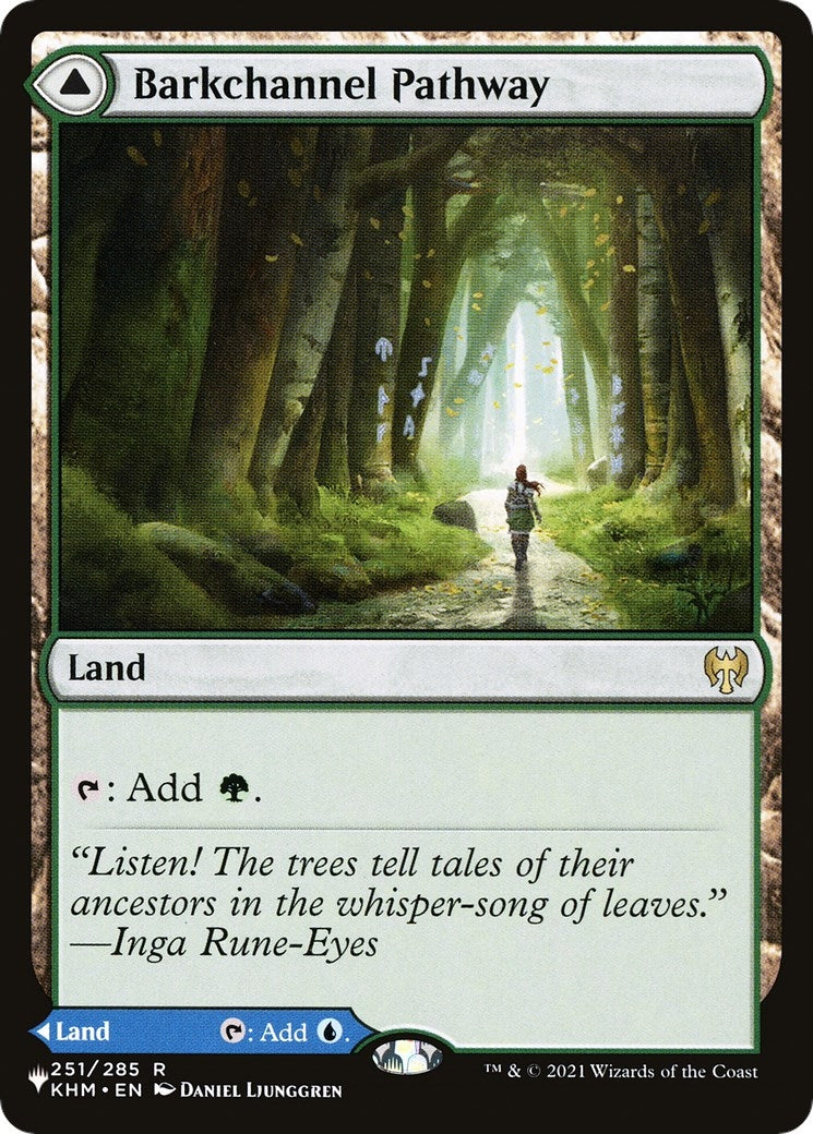 Image for Barkchannel Pathway (251) (LIST) - Magic: The Gathering