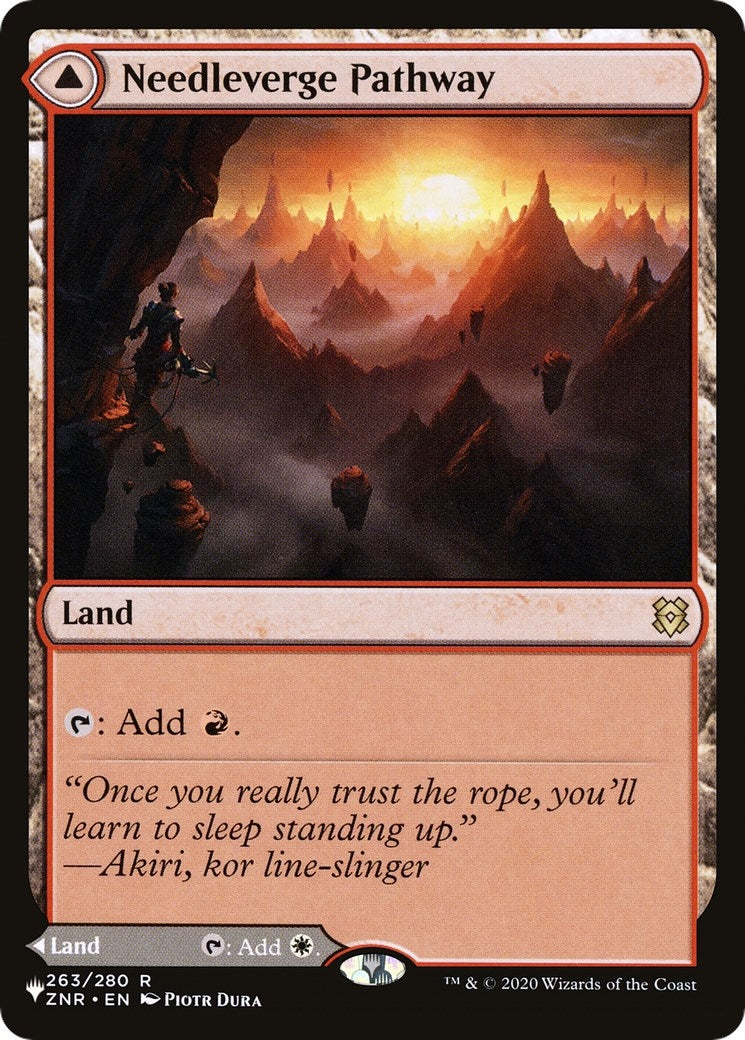 Image for Needleverge Pathway (263) (LIST) - Magic: The Gathering