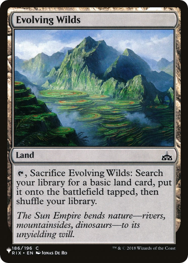 Image for Evolving Wilds (RIX) (186) - Magic: The Gathering