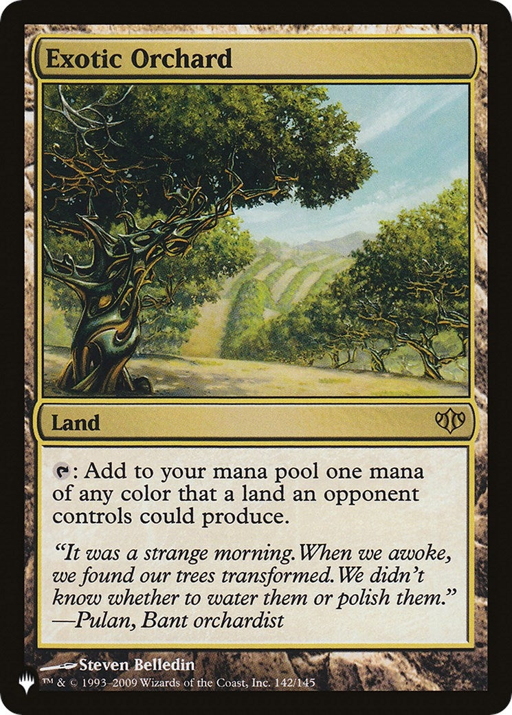 Image for Exotic Orchard (CON) (142) (LIST) - Magic: The Gathering