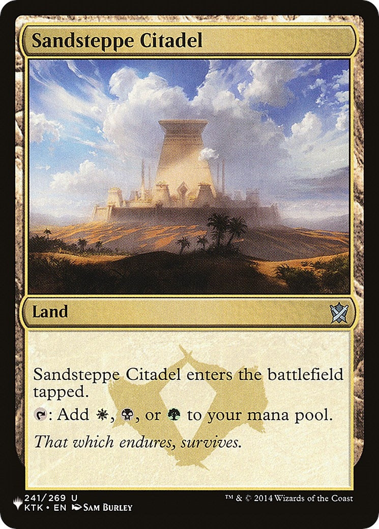 Image for Sandsteppe Citadel (KTK) (241) - Magic: The Gathering