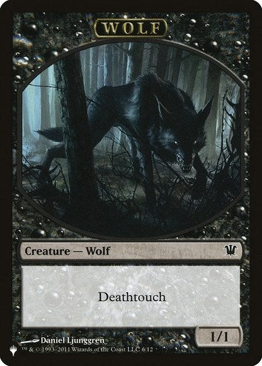 Image for Wolf // Cat Double-Sided Token (6 // 11) - Magic: The Gathering