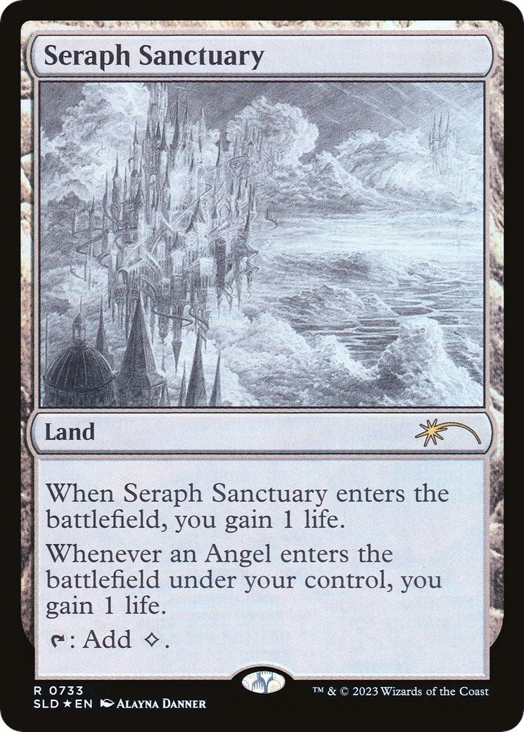 Image for Seraph Sanctuary (Sketch Showcase) (733) - Magic: The Gathering