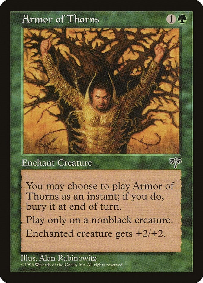 Image for Armor of Thorns - Magic: The Gathering
