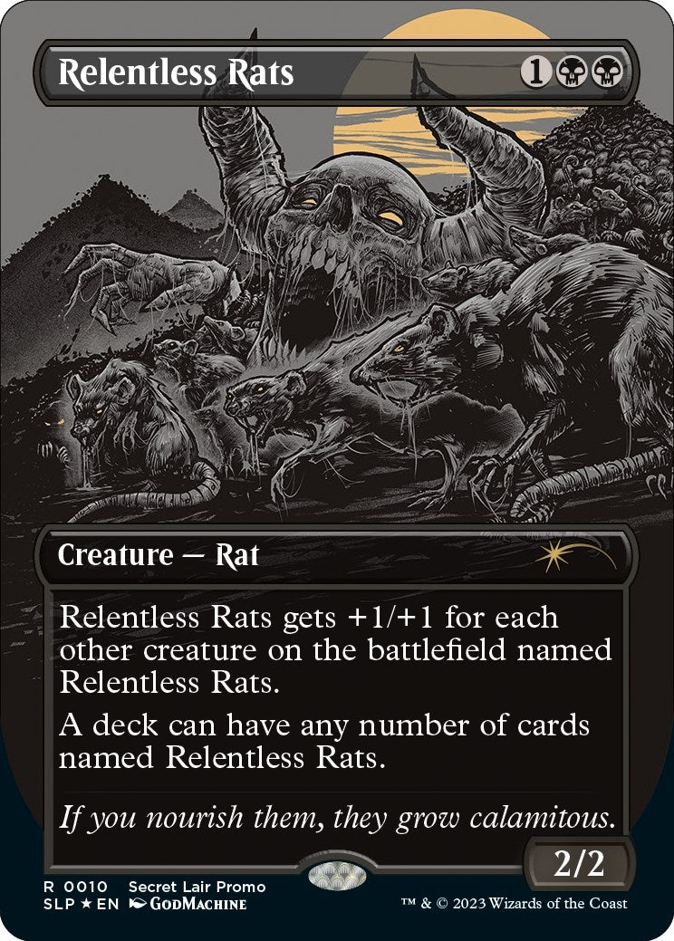 Image for Relentless Rats (0010) (10) - Magic: The Gathering