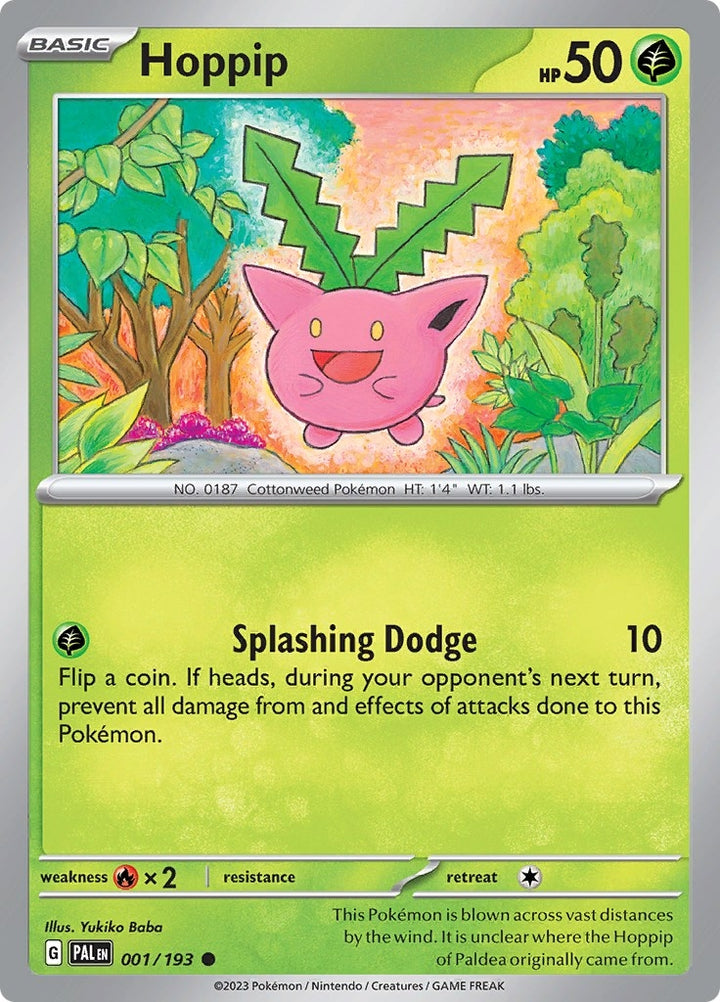 Image for Hoppip (001/193) (PAL) - Pokemon