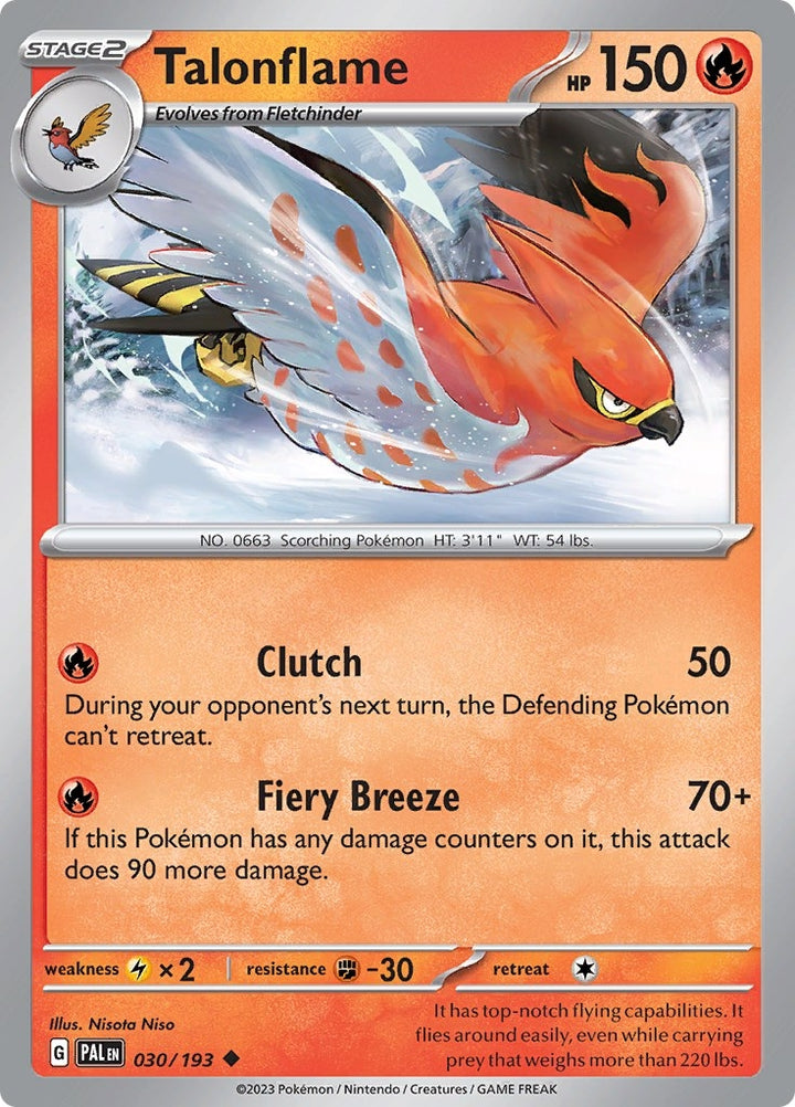 Image for Talonflame (030/193) (PAL) - Pokemon