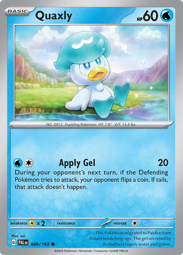 Image for Quaxly (049/193) (PAL) - Pokemon
