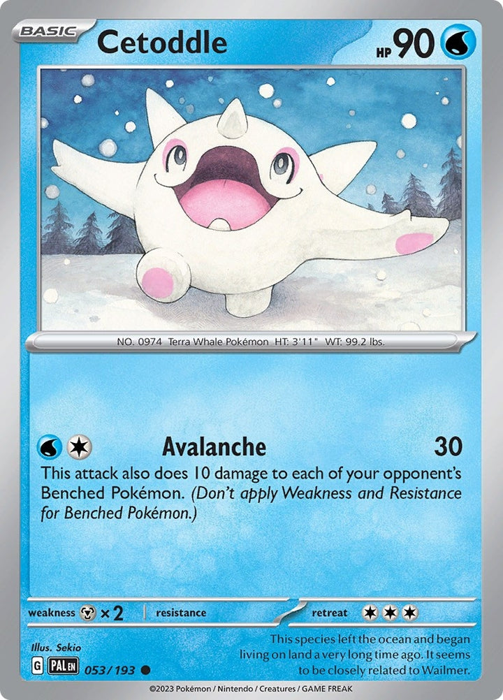 Image for Cetoddle (053/193) (PAL) - Pokemon