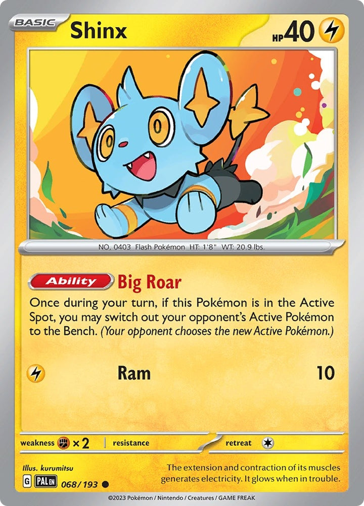 Image for Shinx (068/193) (PAL) - Pokemon