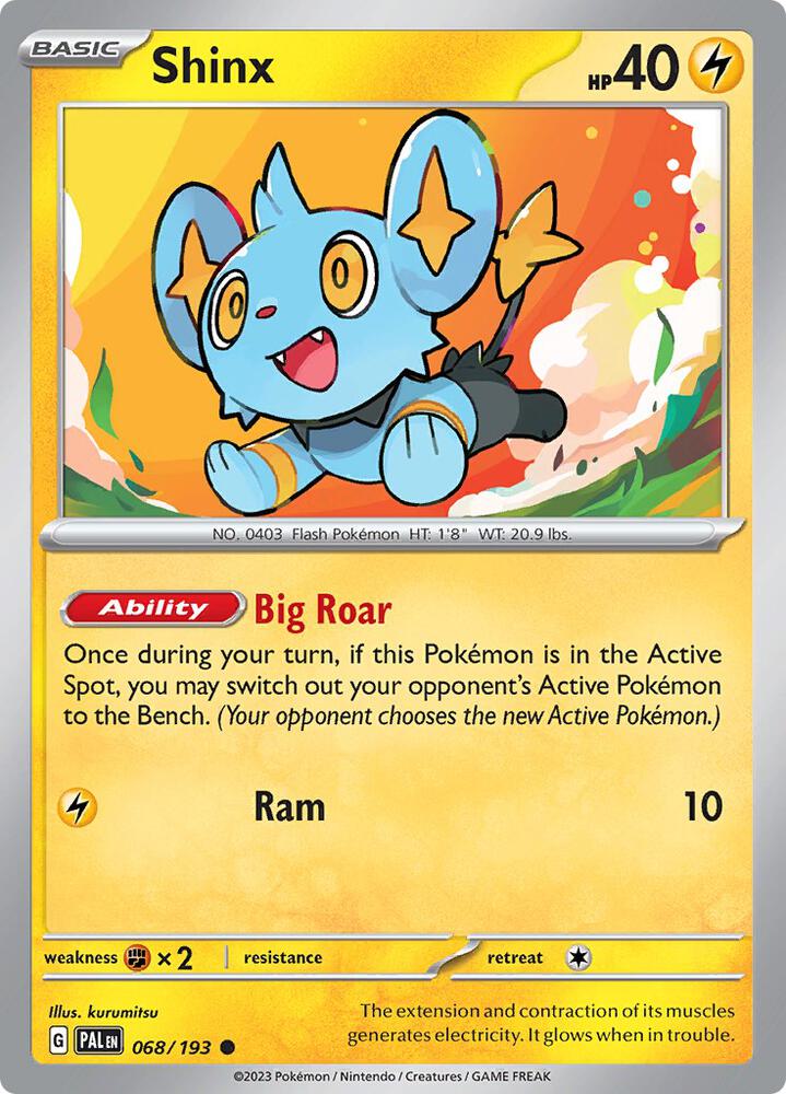 Image for Shinx (068/193) (PAL) - Pokemon