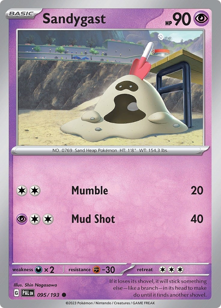 Image for Sandygast (095/193) (PAL) - Pokemon