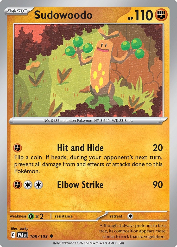 Image for Sudowoodo (109/193) (PAL) - Pokemon