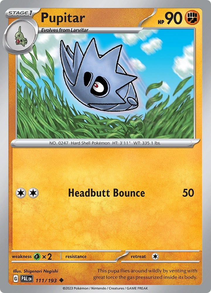 Image for Pupitar (111/193) (PAL) - Pokemon