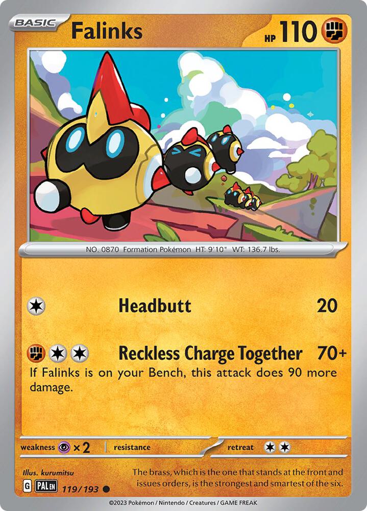 Image for Falinks (119/193) (PAL) - Pokemon