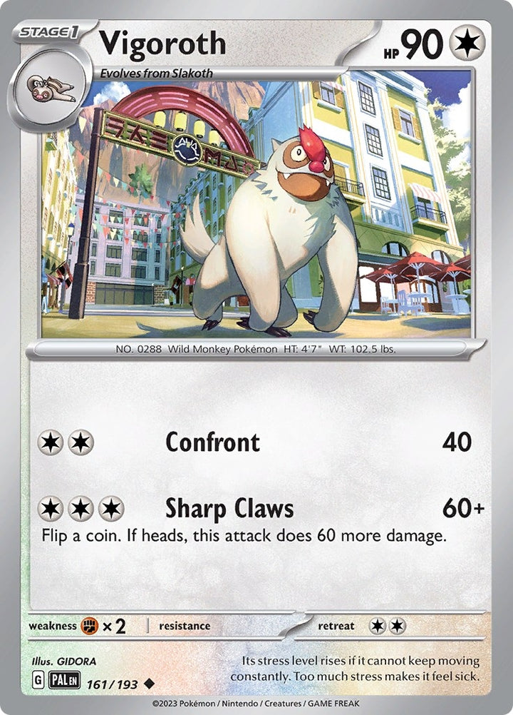 Image for Vigoroth (161/193) (PAL) - Pokemon