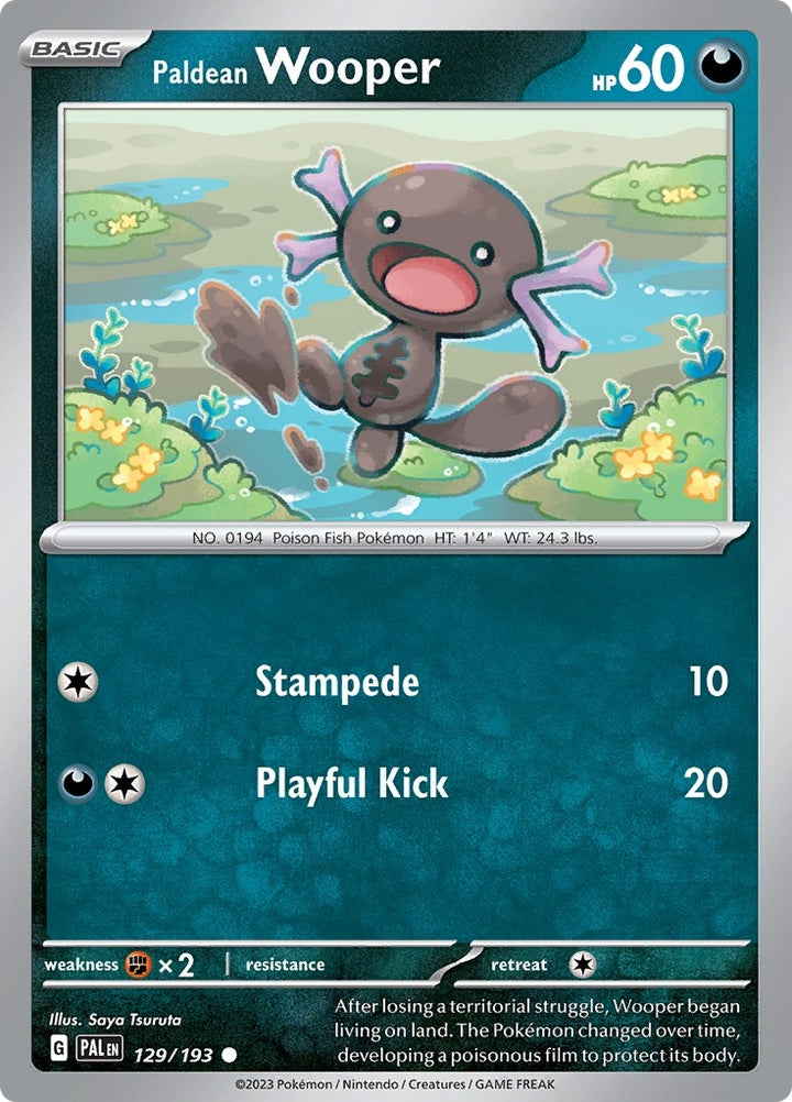Image for Paldean Wooper (129/193) (PAL) - Pokemon