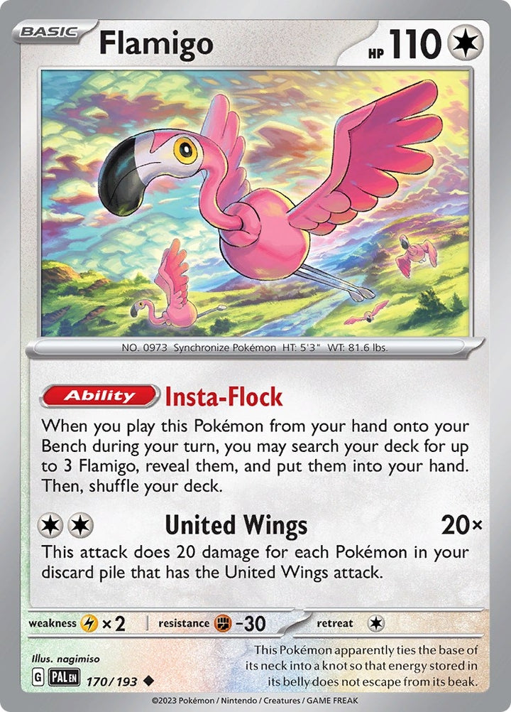 Image for Flamigo (170/193) (PAL) - Pokemon