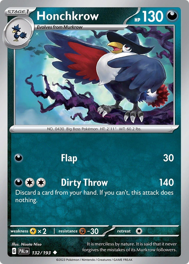 Image for Honchkrow (132/193) (PAL) - Pokemon