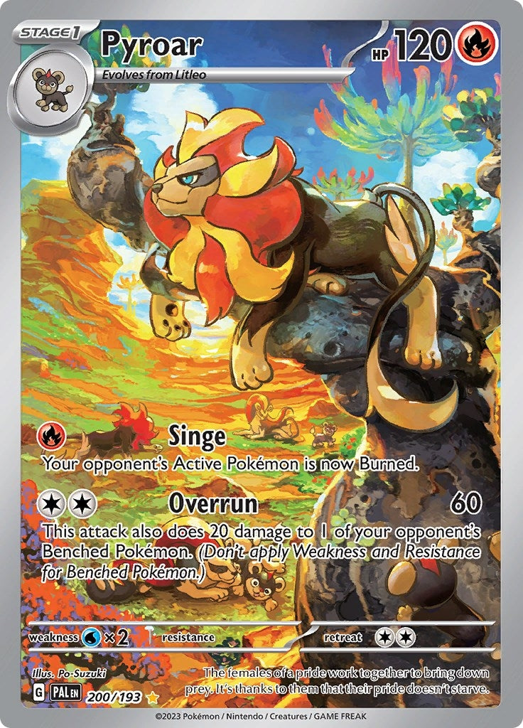 Image for Pyroar (200/193) (PAL) - Pokemon