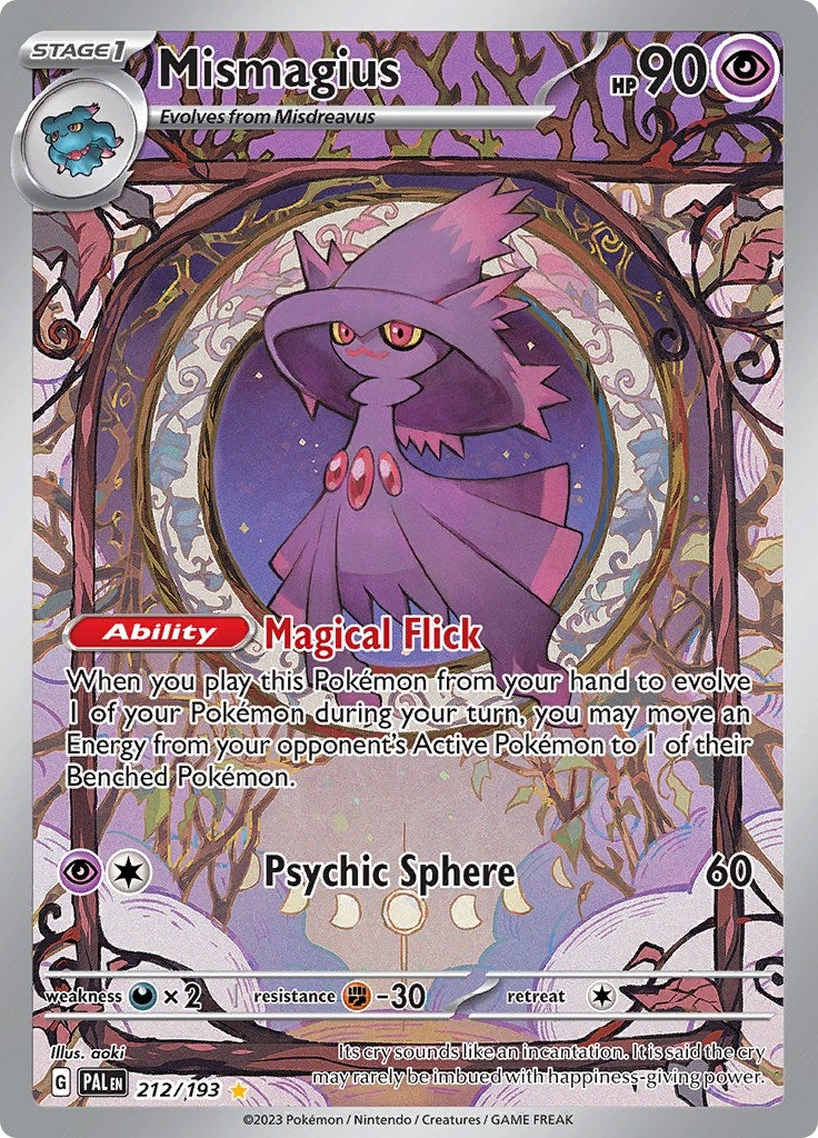 Image for Mismagius (212/193) (PAL) - Pokemon