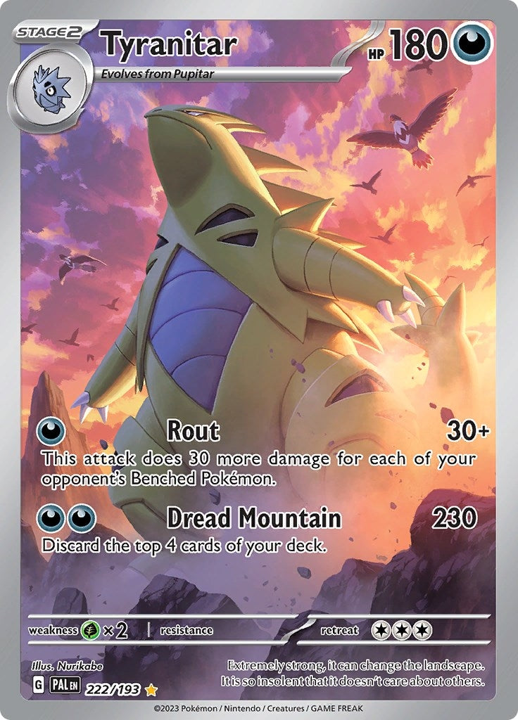 Image for Tyranitar (222/193) (PAL) - Pokemon