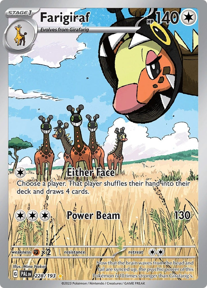 Image for Farigiraf (228/193) (PAL) - Pokemon