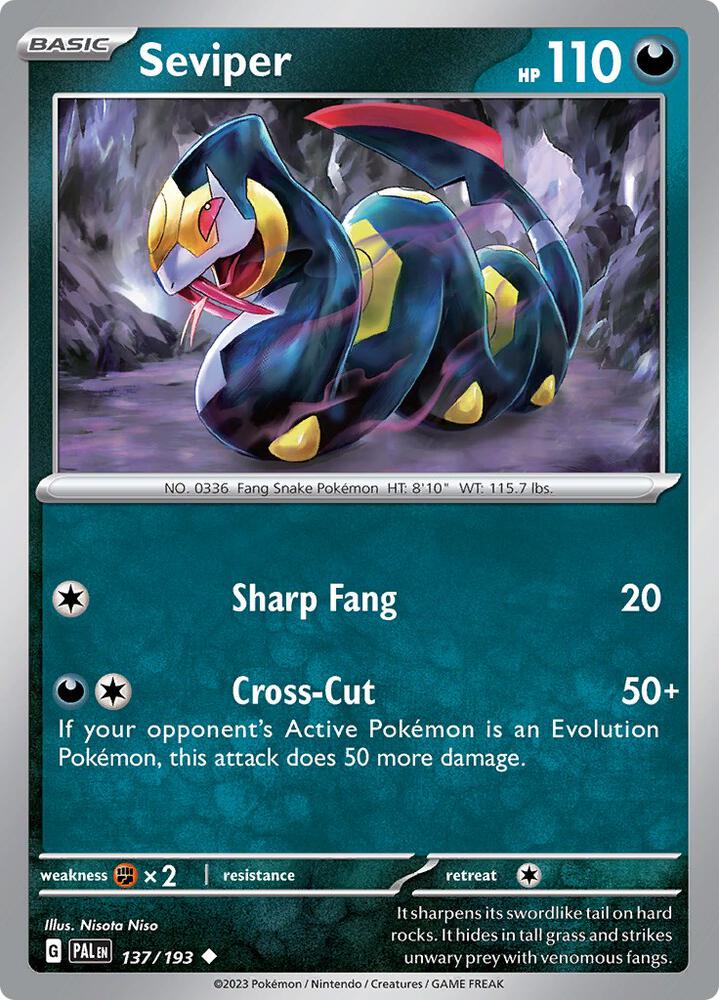 Seviper (137/193) (PAL)