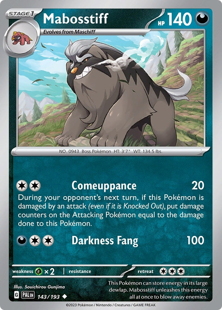 Image for Mabosstiff (143/193) (PAL) - Pokemon