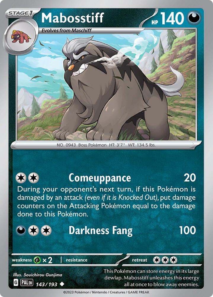 Mabosstiff (143/193) (PAL)