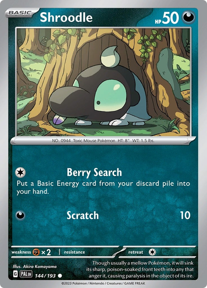 Image for Shroodle (144/193) (PAL) - Pokemon