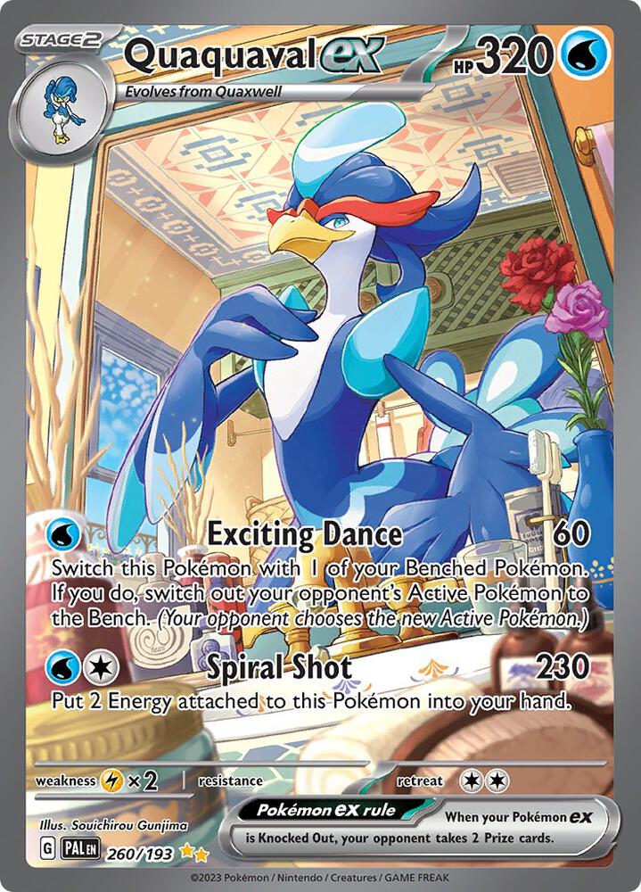 Image for Quaquaval ex (260/193) (PAL) - Pokemon