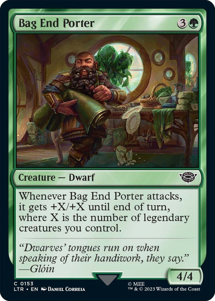 Image for Bag End Porter (153) - Magic: The Gathering