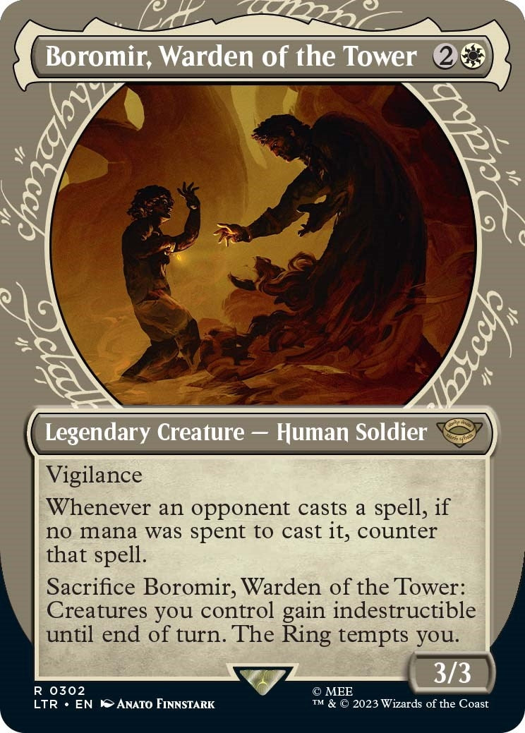 Image for Boromir, Warden of the Tower (Showcase) (302) - Magic: The Gathering