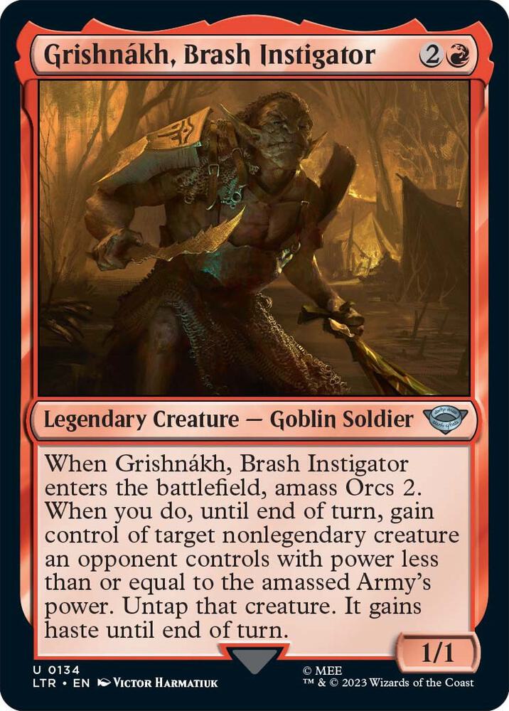 Image for Grishnakh, Brash Instigator (134) - Magic: The Gathering