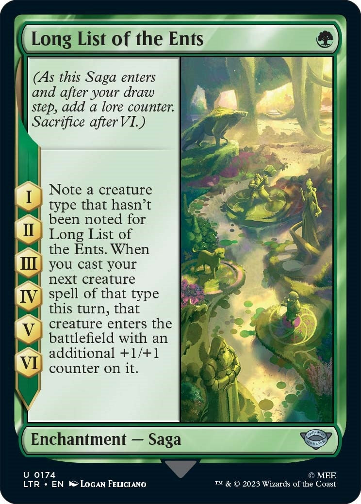 Image for Long List of the Ents (174) - Magic: The Gathering