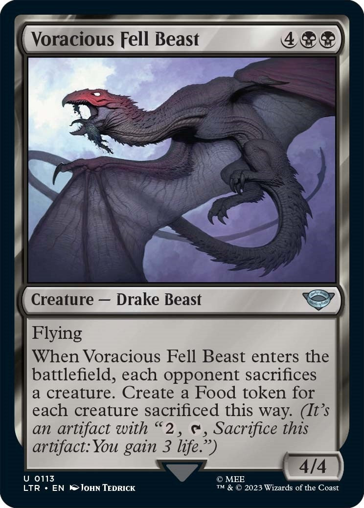 Image for Voracious Fell Beast (113) - Magic: The Gathering