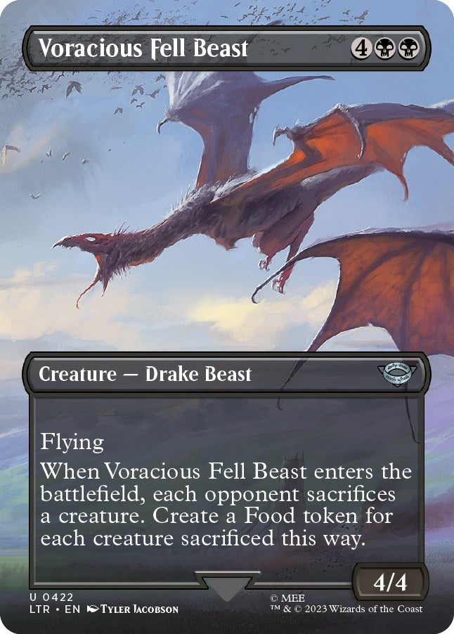 Image for Voracious Fell Beast (Borderless) (422) - Magic: The Gathering